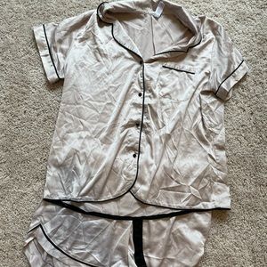Silk pajama set size L
